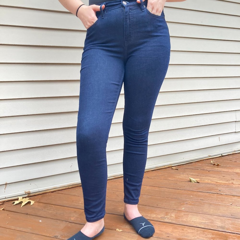 Calvin Klein Dark Wash High Rise Skinny Jeans